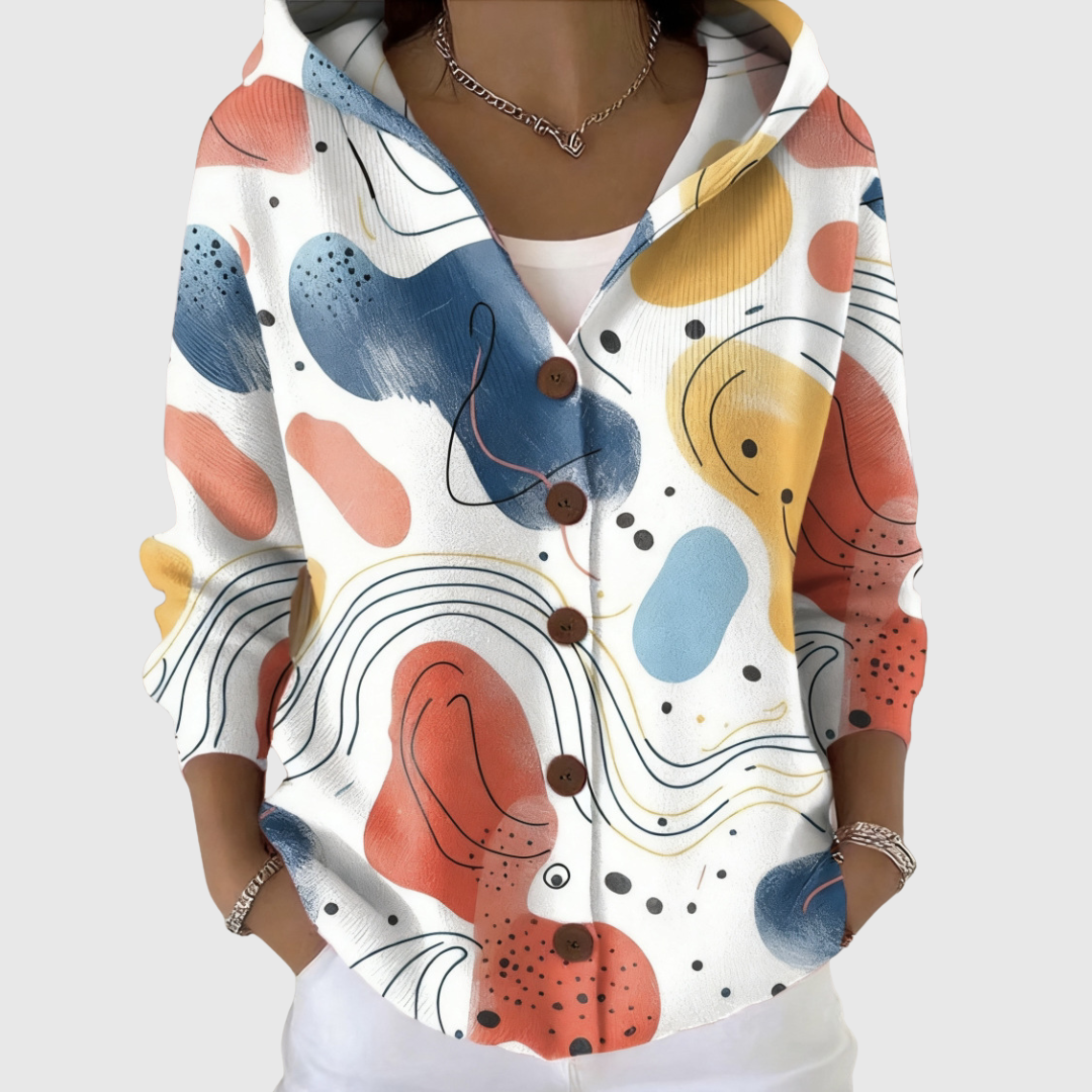 Estrella | Chaqueta de Punto con Capucha