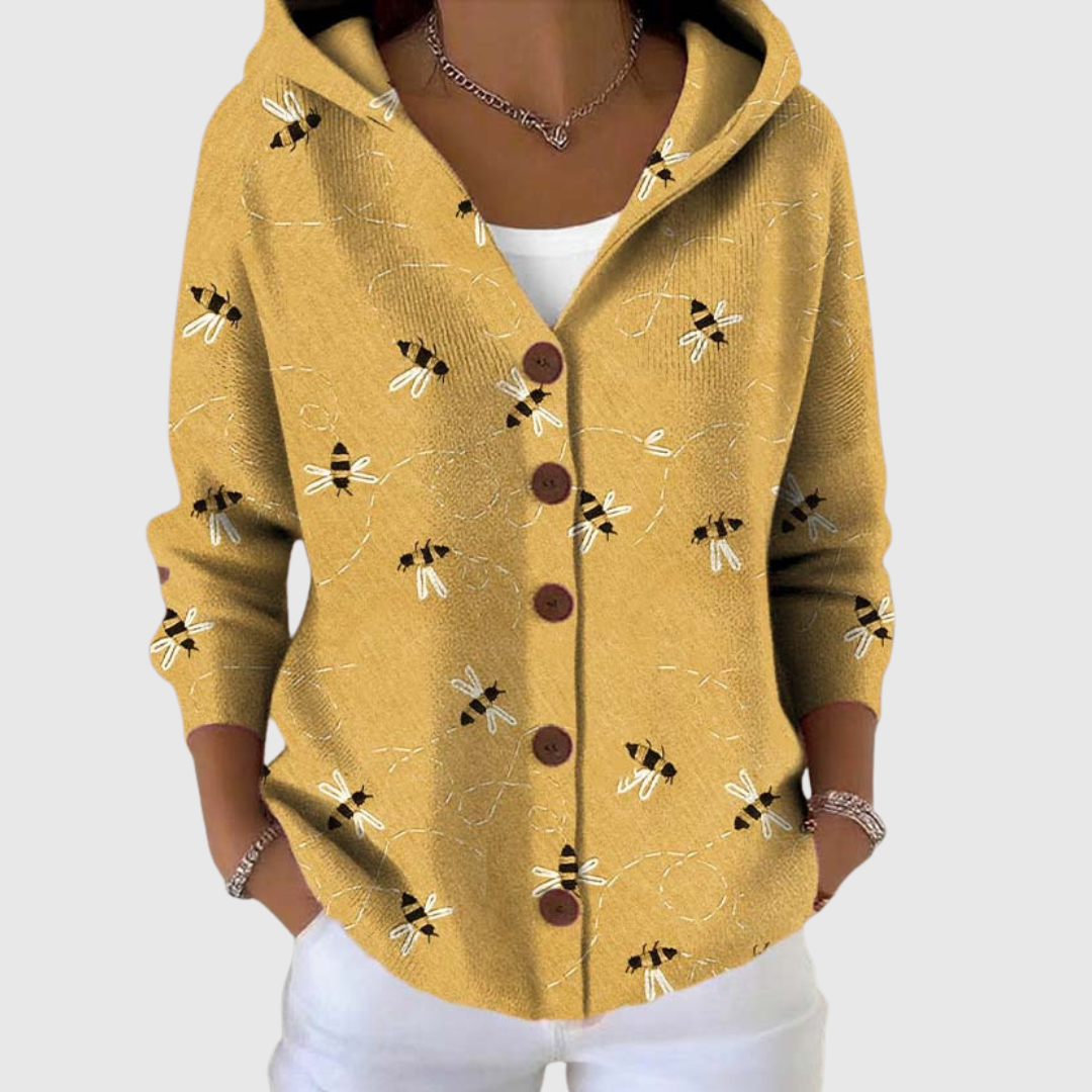 Isabel | Chaqueta de Punto con Capucha