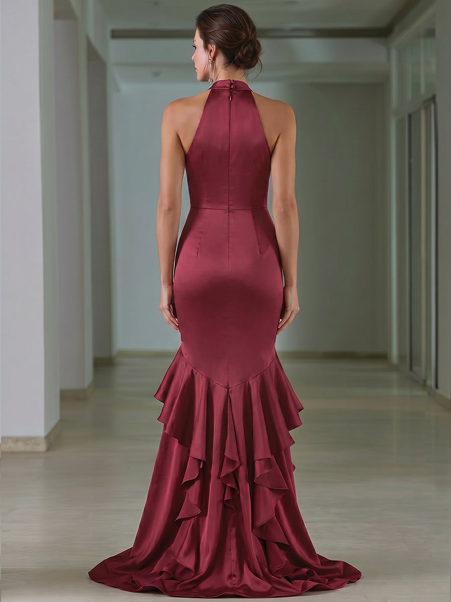 Marisol | Vestido Largo Sirena con Aplicaciones Florales