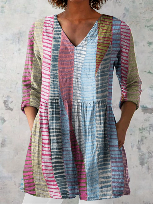 Beatriz | Blusa Larga con Cuello en V