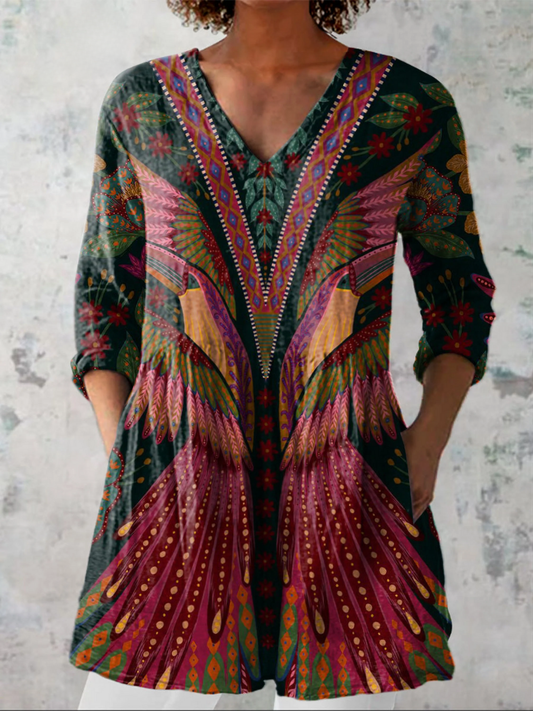 Dorotea | Blusa Larga con Cuello en V