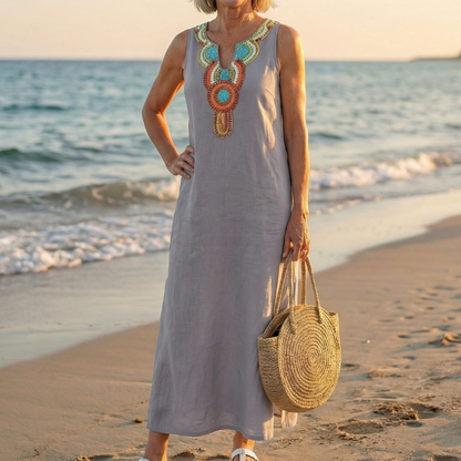 Adriana Vestido Midi Vaporoso