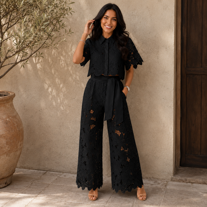 Isabela Conjunto Encaje Atemporal