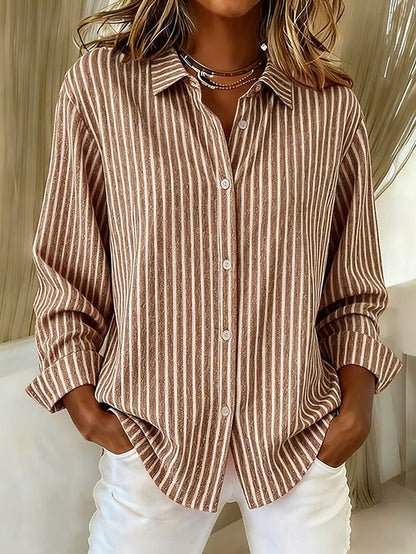 Jimena | Camisa de Rayas con Botones