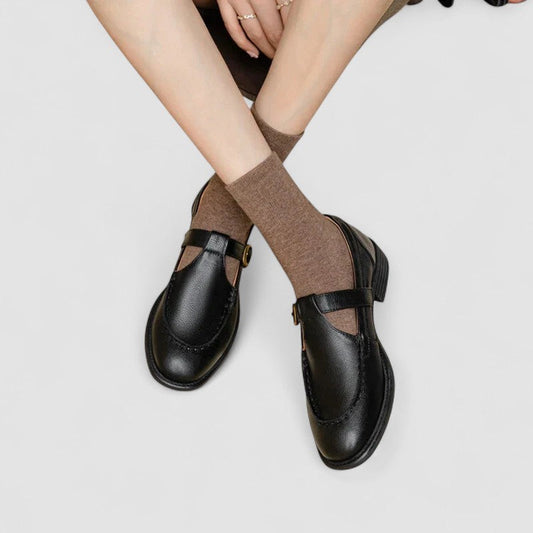 Ariadna | Zapatos Mary Jane de Punta Cuadrada