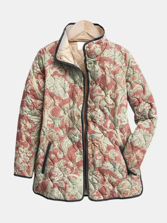 Beatriz | Chaqueta acolchada floral vintage