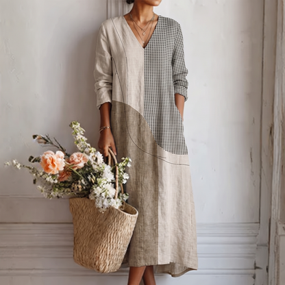Emma | Vestido de Rayas Elegante