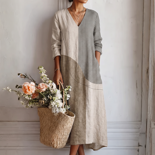 Emma | Vestido de Rayas Elegante