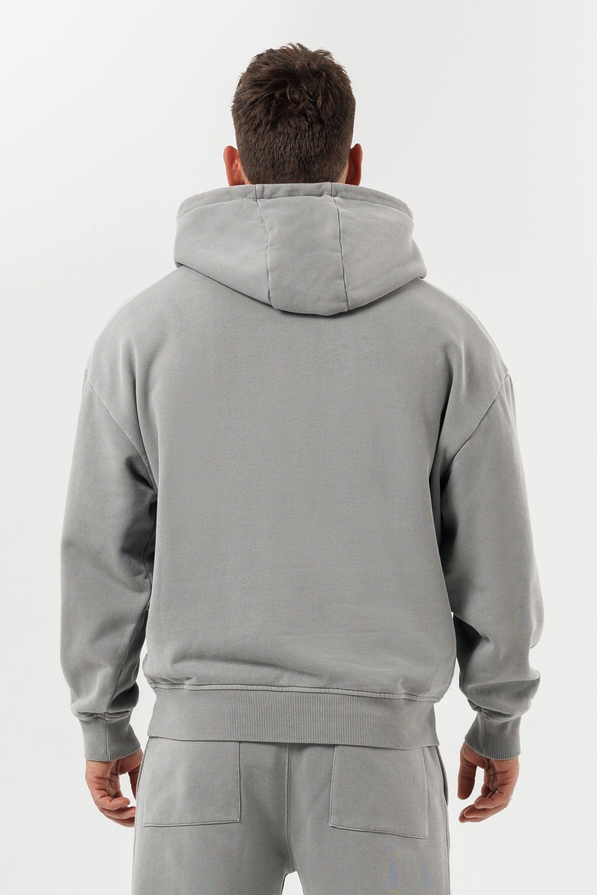Hoodie — Washed Grey