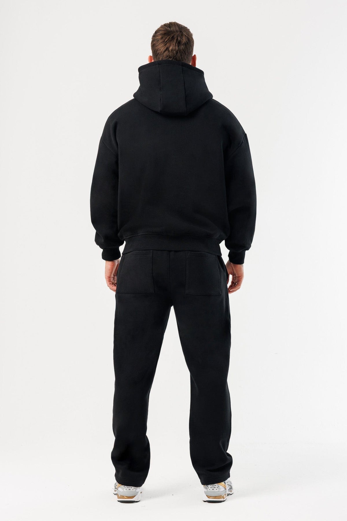 Zipped Hoodie — Black