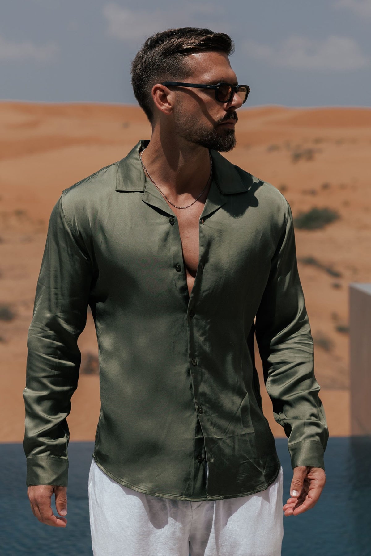 Flow Shirt — Olive
