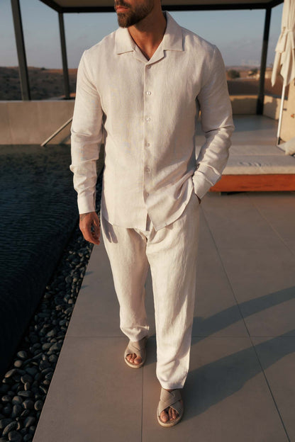 Linen Shirt — Oat
